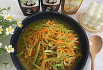 #i上冬日 吃在e起#胡萝卜丝炒芸豆的做法