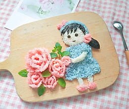 #硬核菜谱制作人#可爱的花仙子饭团的做法