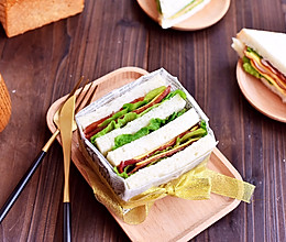 #春季食材大比拼#土司盒子的做法
