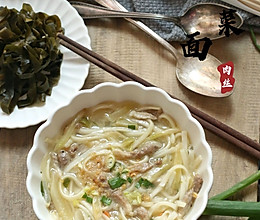 #下饭红烧菜#榨菜肉丝面的做法