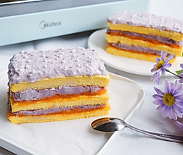 咸蛋黄芋泥蛋糕的做法