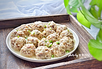 清蒸咸鱼肉丸的做法