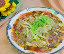 #解腻开胃就吃它#沿海小城特色拌菜黄瓜拌海蜇的做法