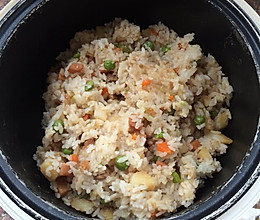 电饭煲版—豌豆猪肉焖饭的做法