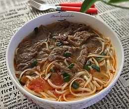茄汁牛肉面的做法