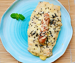 手抓饼香肠起酥面包的做法