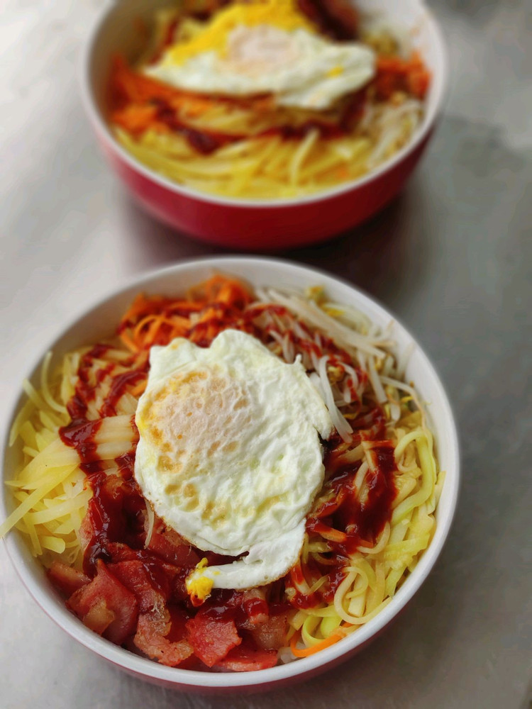韩式拌饭的做法
