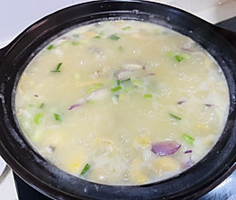 暖冬首选-砂锅鸡粥的做法