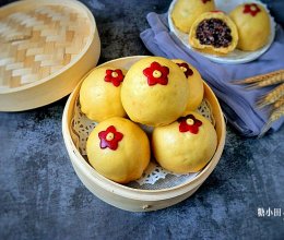 玉米味甜豆包的做法