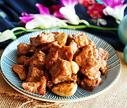 蒜子黑胡椒牛肉粒的做法
