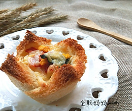 鲜虾鱼板面吐司盏【jasmin趣味烘焙】