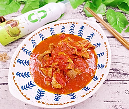 #纳福汇轻松喷出美味# 酸酸甜甜の番茄煮肉片的做法