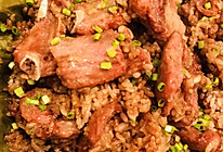 荷叶排骨糯米饭的做法