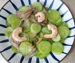 黄瓜炒虾仁的做法