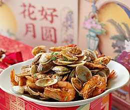 蒜蓉花甲虾的做法