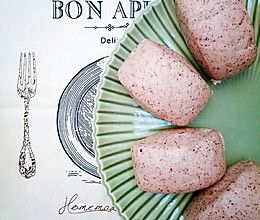 奶香黑米馒头的做法