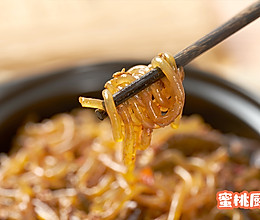 茄子肉末粉丝煲的做法