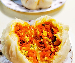 家常胡萝卜素馅儿大包子的做法