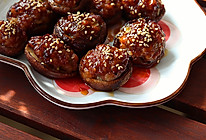 照烧香菇酿肉，无油无烟の快手家常菜的做法