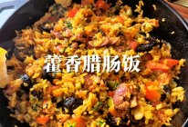 #冬日治愈时刻#藿香腊肠饭的做法