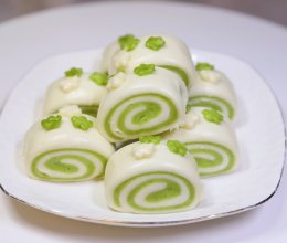 #感恩妈妈 爱与味蕾同行#菠菜花卷的做法