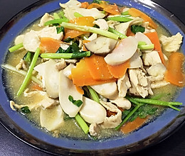 鸡胸肉杏鲍菇的做法