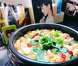 #美味开学季#小锅鸡汤麻食的做法