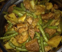 东北豆角炖肉的做法
