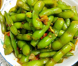 酸辣毛豆―超级简单毛豆吃法，非常下饭的做法