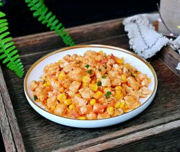 低脂茄汁鸡胸肉#父亲节，给老爸做道菜#的做法
