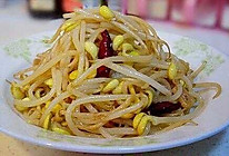 炒豆芽的做法