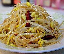 炒豆芽的做法