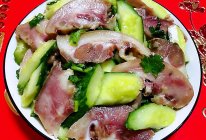 #刘畊宏女孩减脂饮食#黄瓜凉拌猪头肉的做法