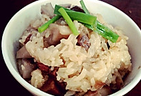 香菇腊肉糯米饭的做法