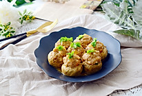 虾仁肉丸酿口蘑#复刻中餐厅#的做法