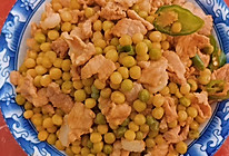 豌豆炒肉的做法