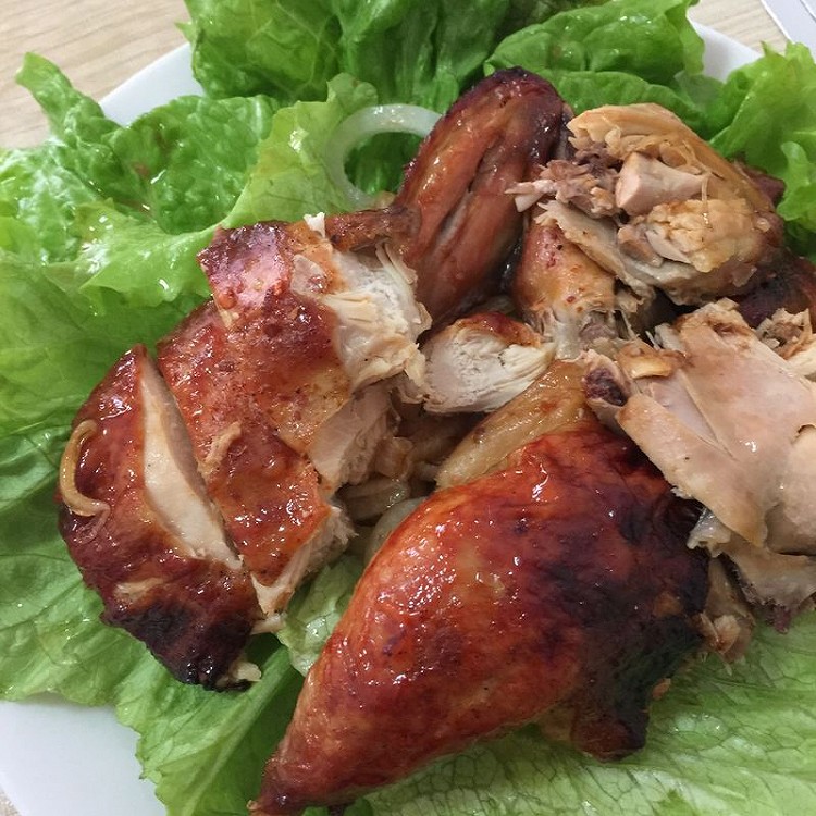 烤三黄鸡的做法