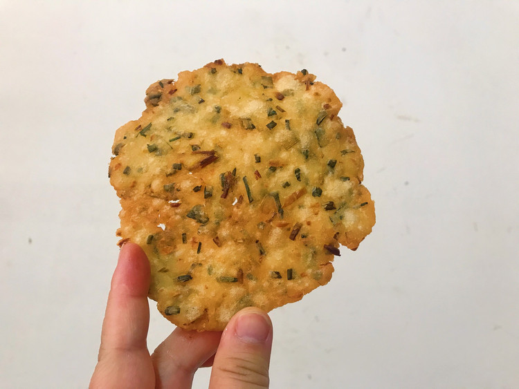 客家妹子--炸荞粄（葱饼）解馋小零食的做法