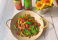 蒜苗炒薰肉的做法
