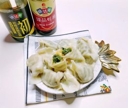 #味达美·名厨汁味正当夏#荠菜鲜肉水饺的做法