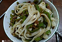 辣子肉丝拌面的做法