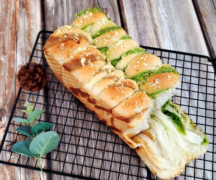 双拼奶酥吐司的做法