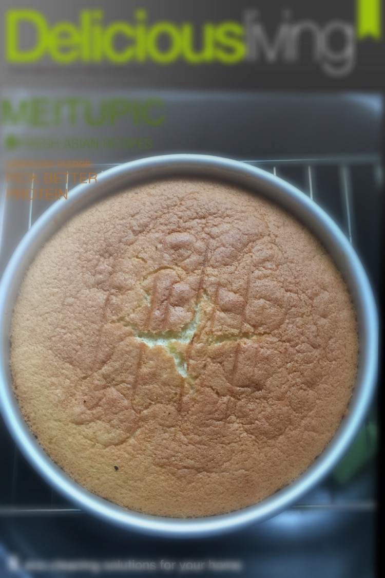 八寸戚风蛋糕的做法