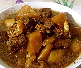 羊肉炖萝卜的做法