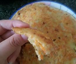 胡萝卜鸡蛋饼的做法