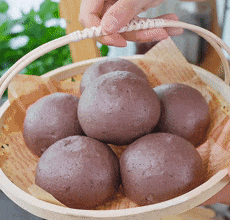 【宝宝辅食】五黑馒头的做法