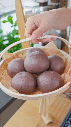 【宝宝辅食】五黑馒头的做法