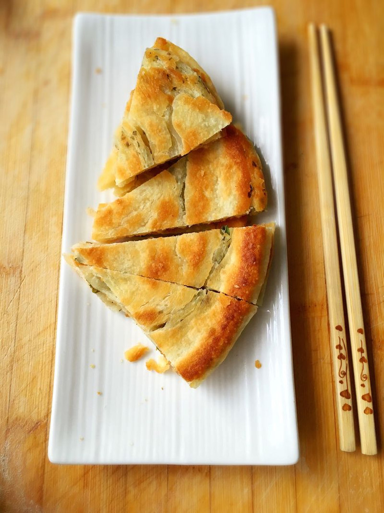酥脆的花椒叶油旋饼的做法