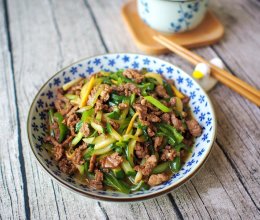 黄瓜炒牛肉的做法