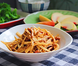 茭白炒肉丝的做法